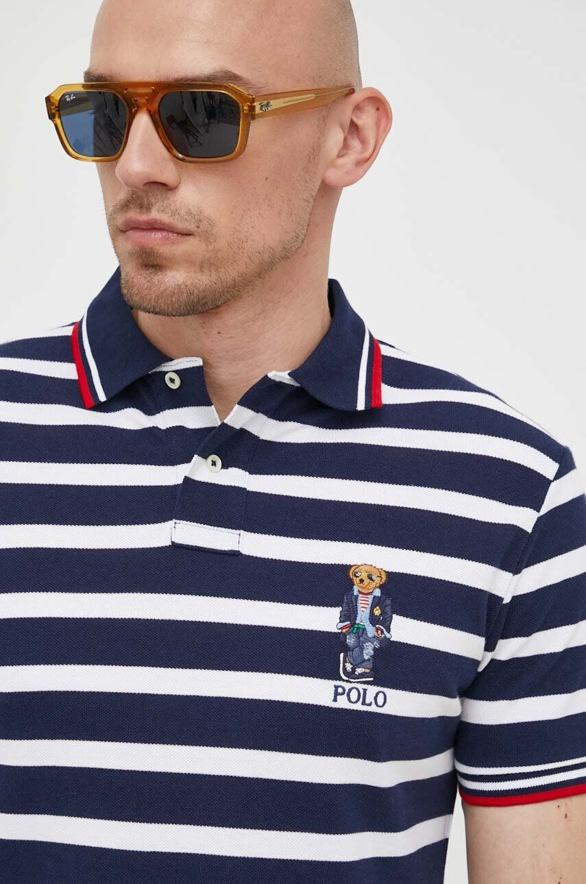 Polo Ralph Lauren Bavlnené polo tričko zelená farba jednofarebný - Pepit.sk