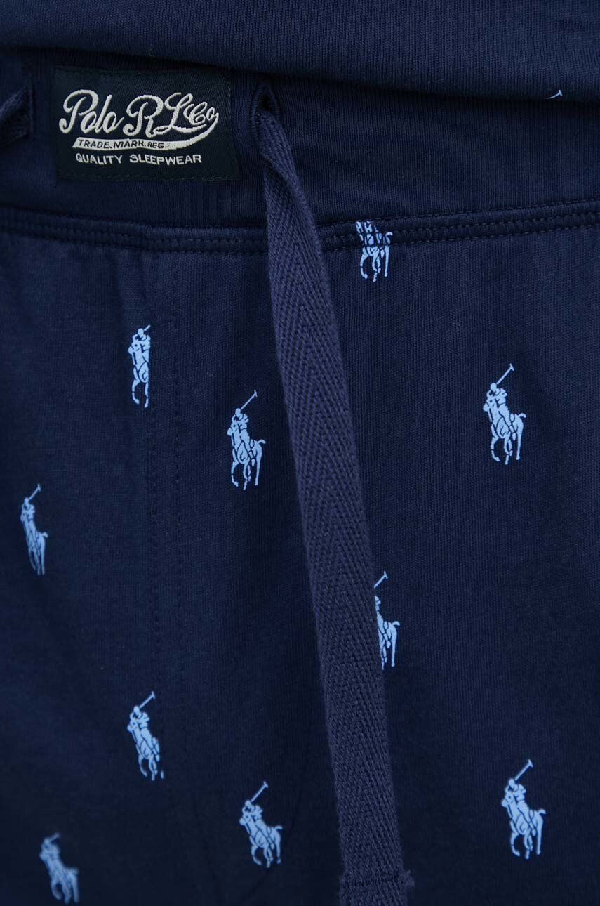 Polo Ralph Lauren Bavlnené pyžamové nohavice tmavomodrá farba vzorovaná - Pepit.sk