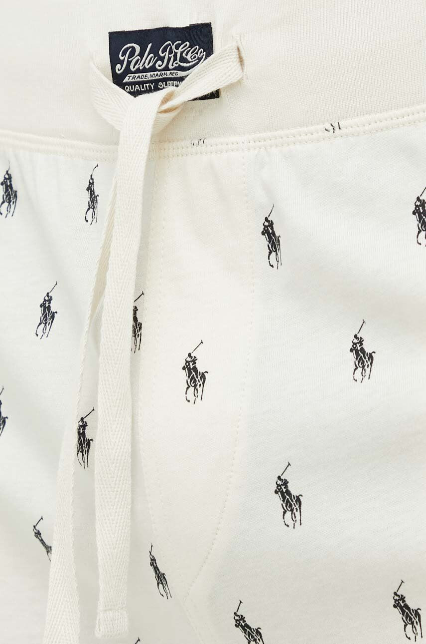 Polo Ralph Lauren Bavlnené pyžamové nohavice béžová farba vzorovaná - Pepit.sk