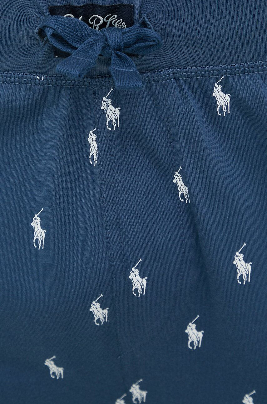 Polo Ralph Lauren Bavlnené pyžamové nohavice tmavomodrá farba vzorovaná - Pepit.sk