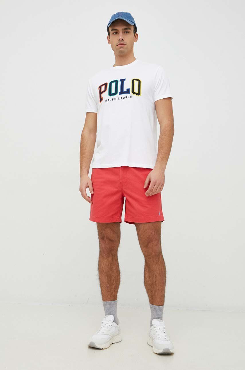 Polo Ralph Lauren Bavlnené tričko biela farba s nášivkou - Pepit.sk