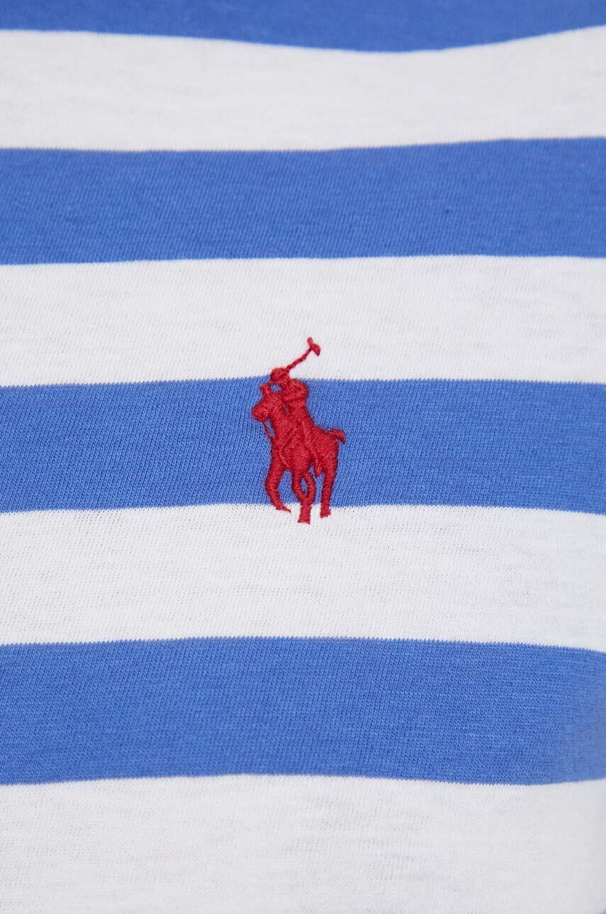 Polo Ralph Lauren Bavlnené tričko červená farba vzorované - Pepit.sk