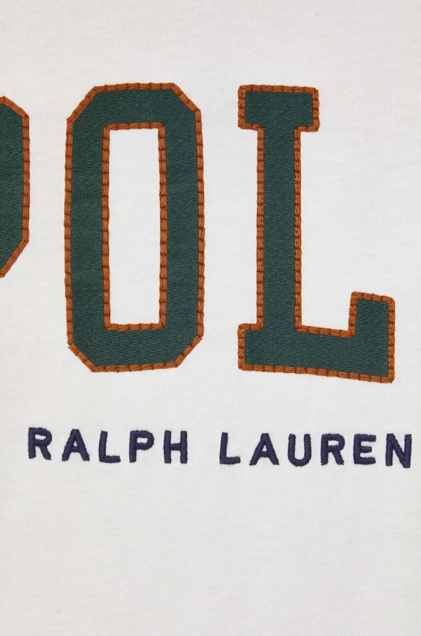 Polo Ralph Lauren Bavlnené tričko biela farba s nášivkou - Pepit.sk