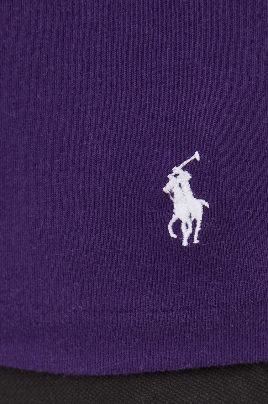 Polo Ralph Lauren Bavlnené tričko 3-pak čierna farba jednofarebný - Pepit.sk