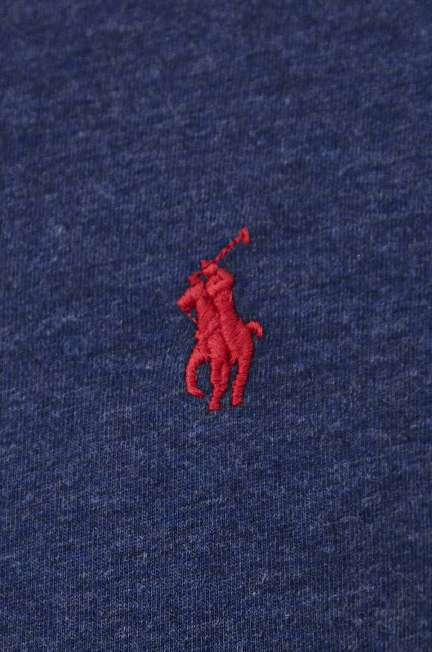 Polo Ralph Lauren Bavlnené tričko pánsky tmavomodrá farba jednofarebný - Pepit.sk