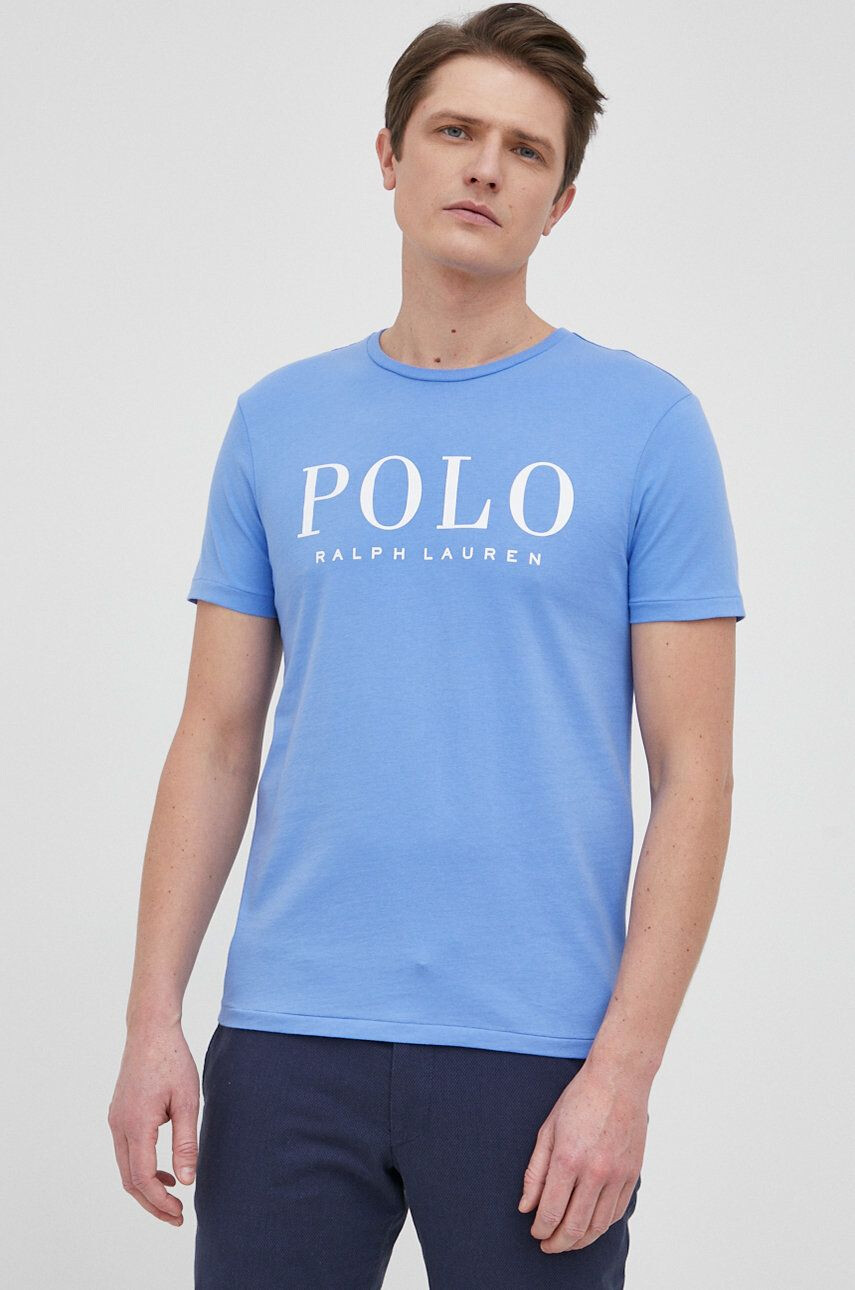 Polo Ralph Lauren Bavlnené tričko jednofarebné - Pepit.sk