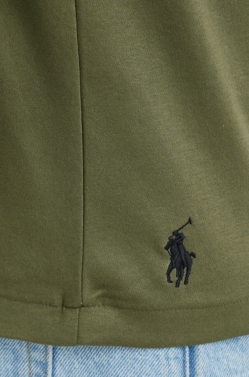 Polo Ralph Lauren Bavlnené tričko s dlhým rukávom zelená farba jednofarebné - Pepit.sk