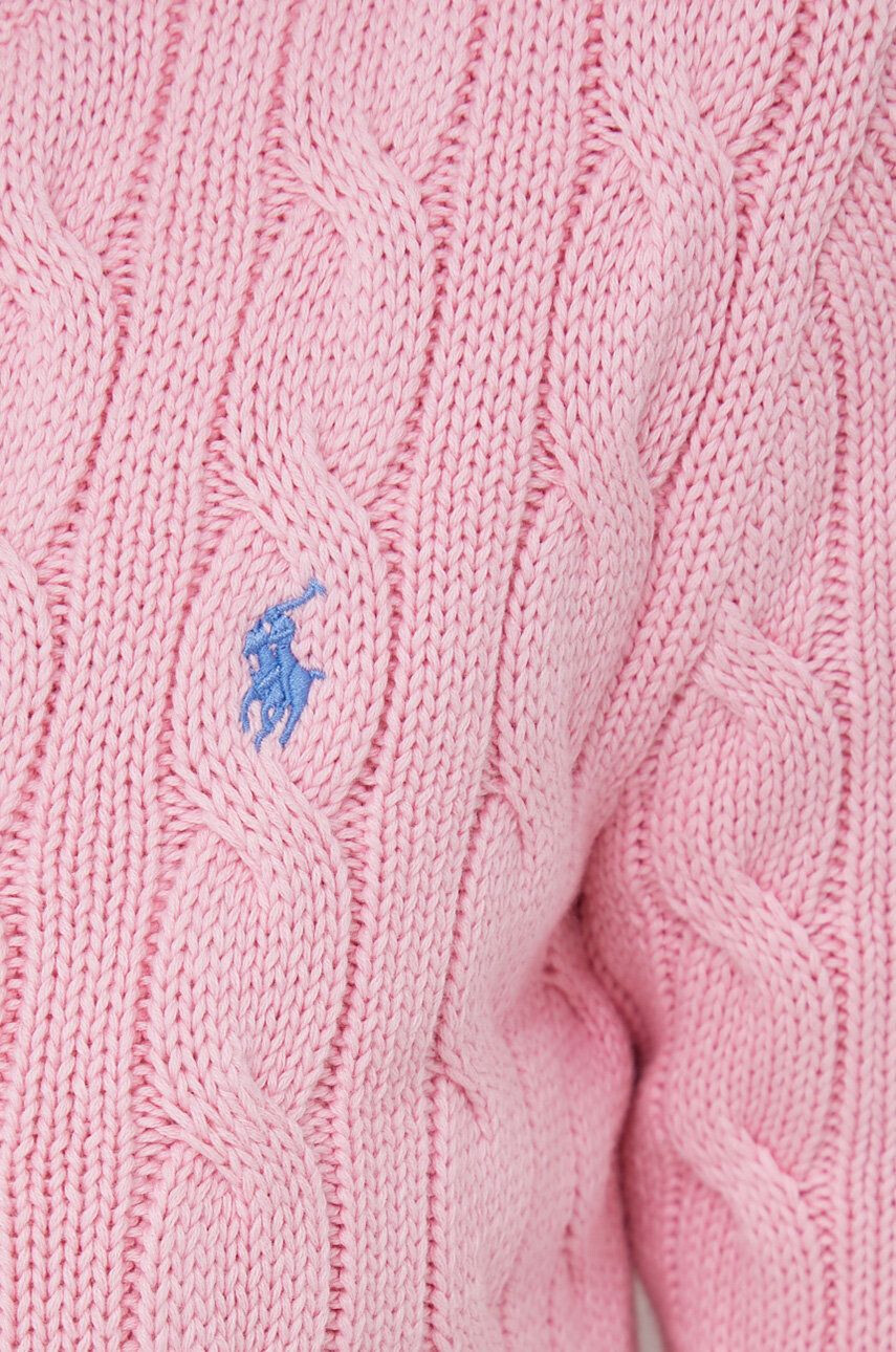 Polo Ralph Lauren Bavlnený kardigán ružová farba - Pepit.sk