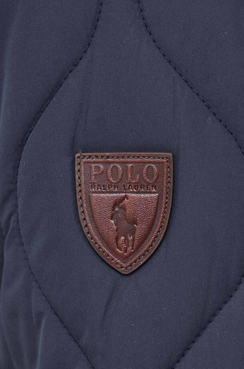 Polo Ralph Lauren Bunda pánska tmavomodrá farba prechodná - Pepit.sk