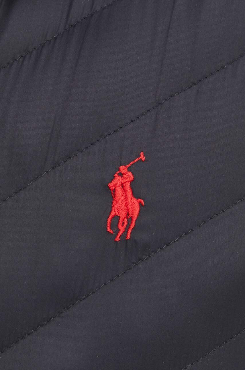 Polo Ralph Lauren Bunda pánska čierna farba prechodná - Pepit.sk