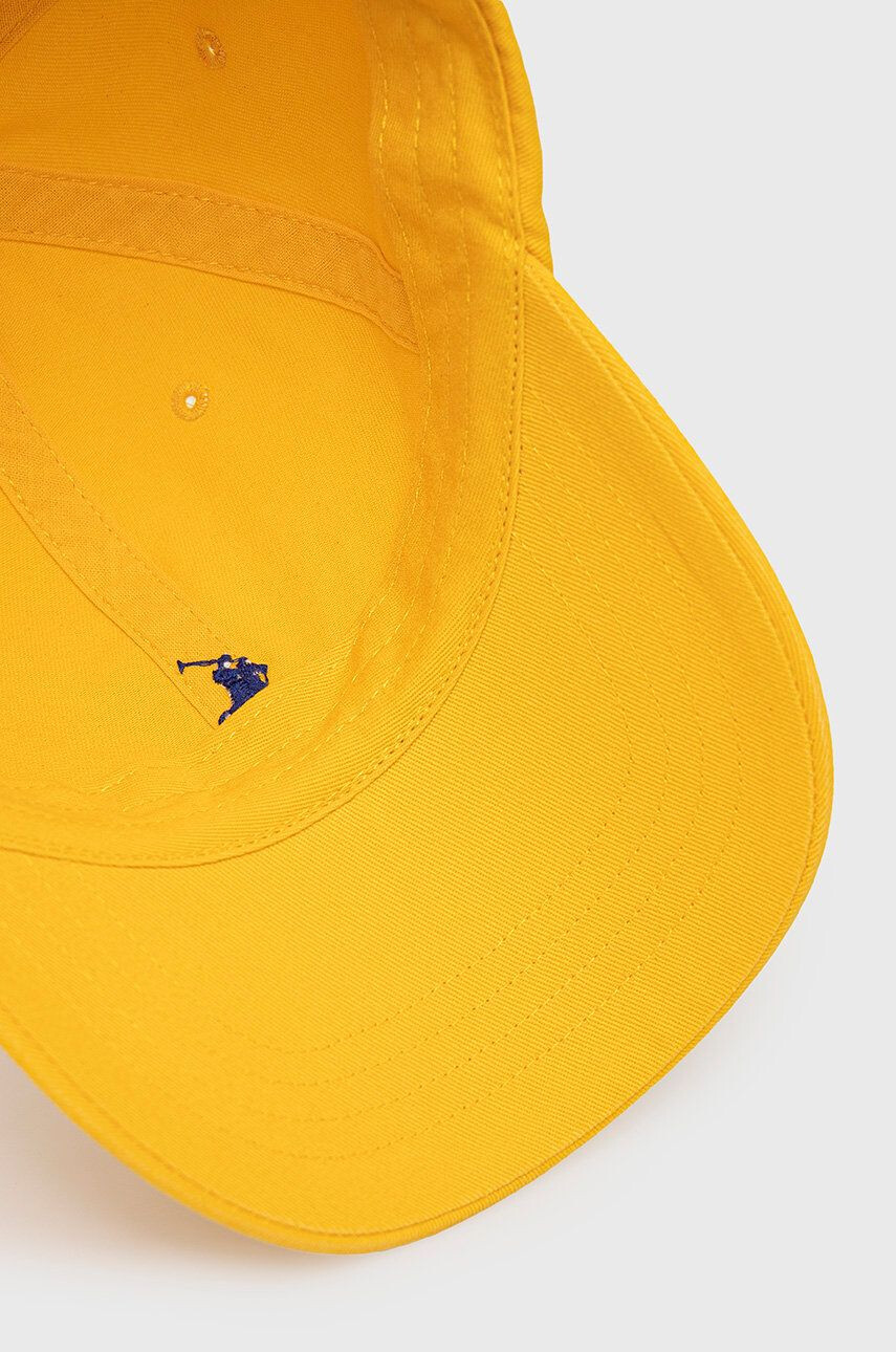 Polo Ralph Lauren Čiapka žltá farba jednofarebná - Pepit.sk