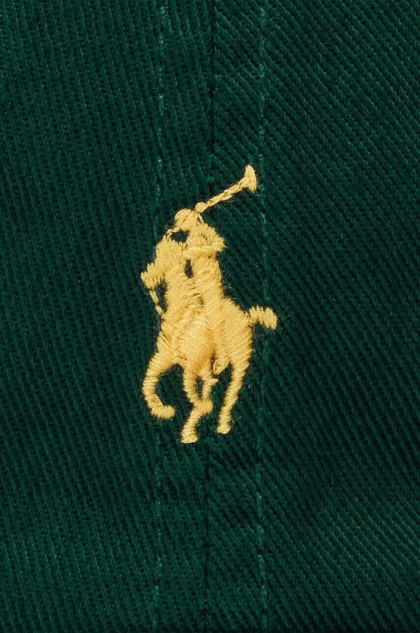 Polo Ralph Lauren Detská bavlnená šiltovka zelená farba jednofarebná - Pepit.sk