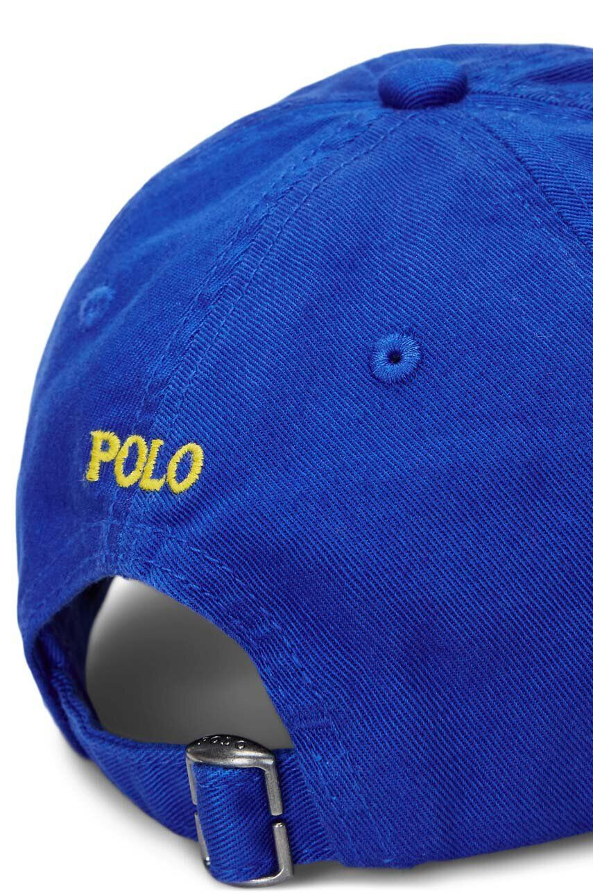 Polo Ralph Lauren Detská bavlnená šiltovka bordová farba s nášivkou - Pepit.sk