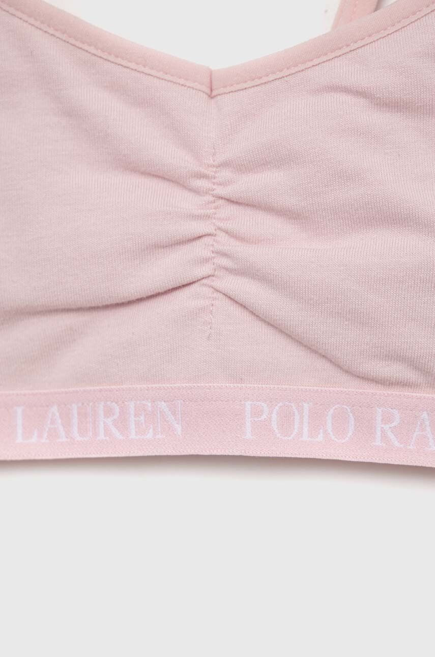 Polo Ralph Lauren Detská podprsenka 2-pak ružová farba - Pepit.sk