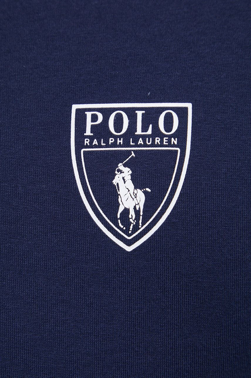 Polo Ralph Lauren Bavlnené pyžamo tmavomodrá farba s potlačou - Pepit.sk