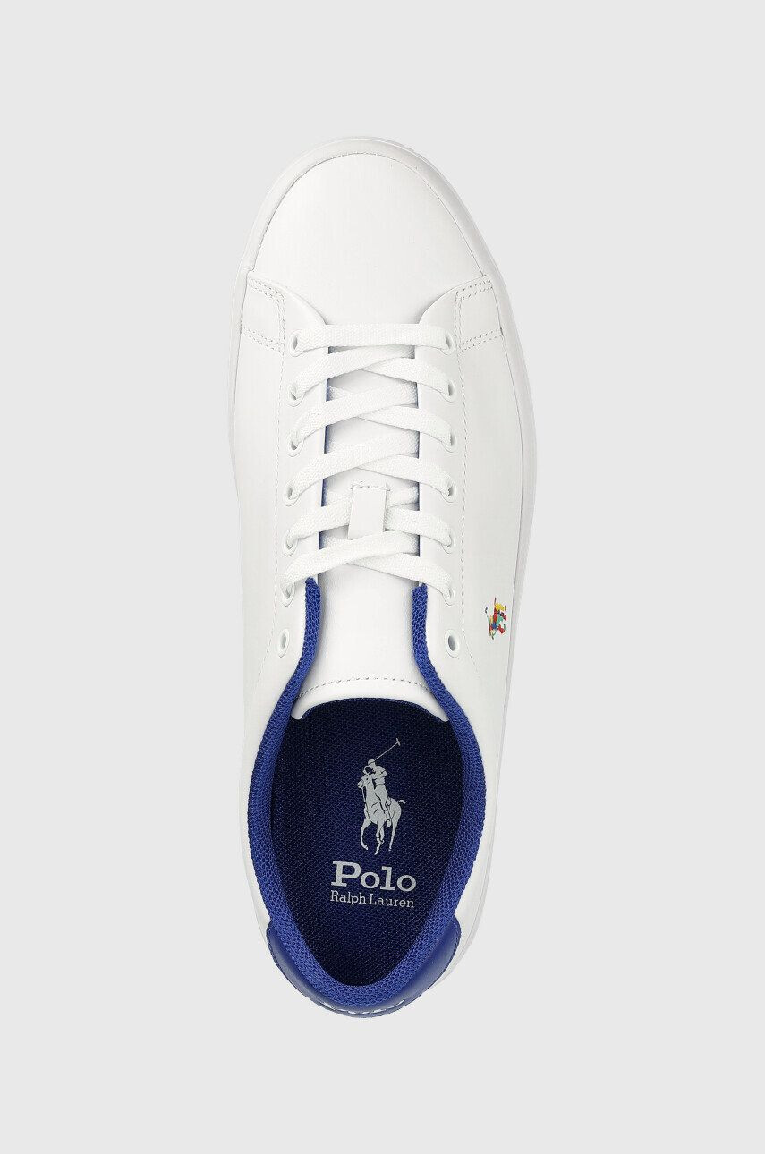 Polo Ralph Lauren Kožené tenisky LONGWOOD biela farba 816892339001 - Pepit.sk