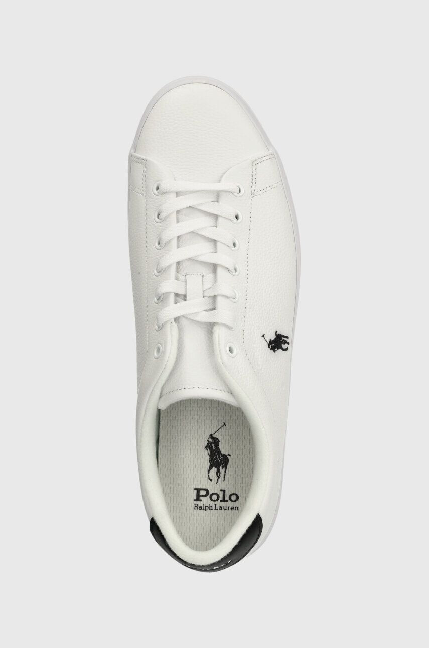 Polo Ralph Lauren Kožené tenisky Longwood biela farba 816923069001 - Pepit.sk