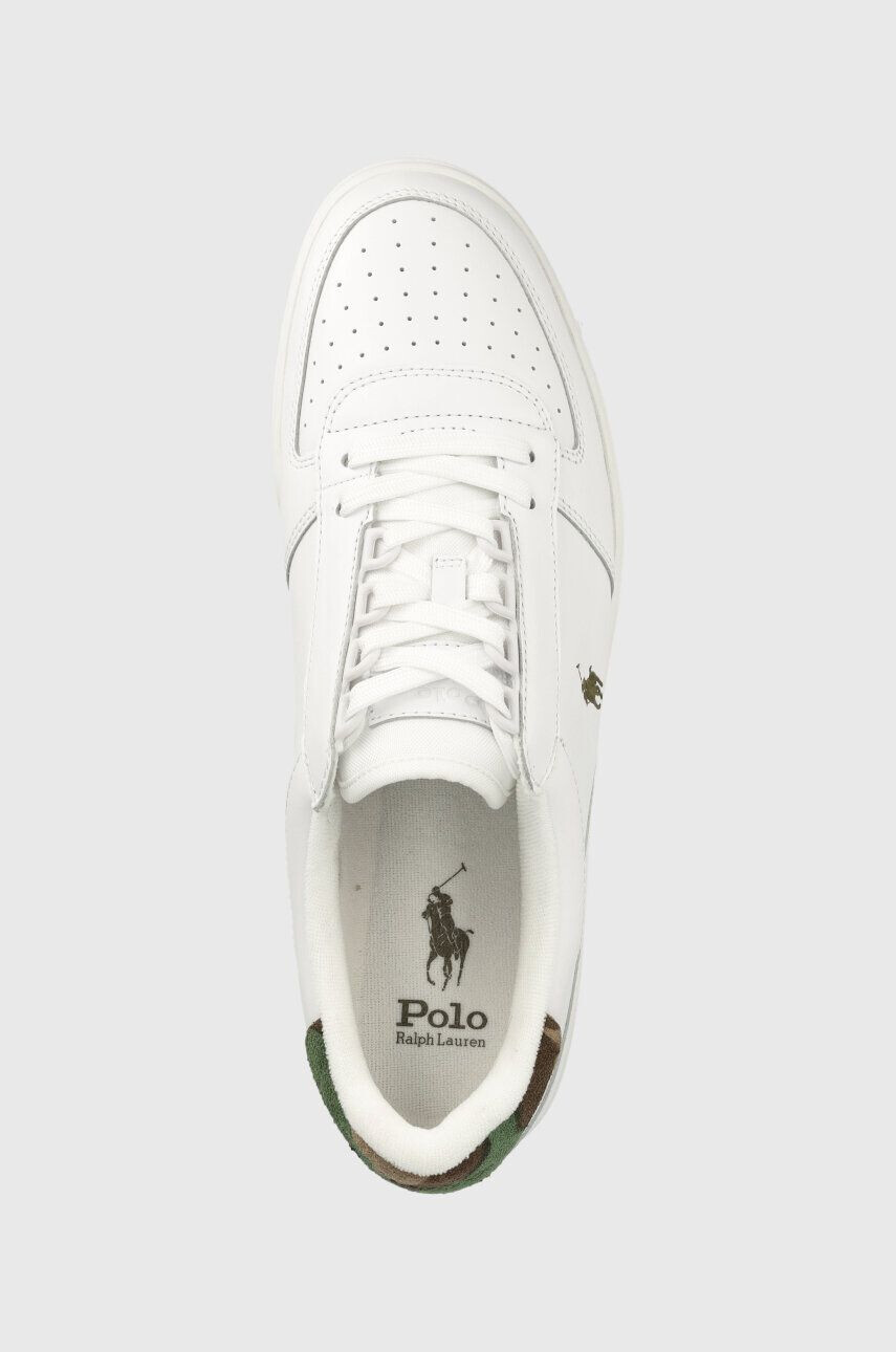 Polo Ralph Lauren Kožené tenisky POLO CRT PP biela farba 809900934001 - Pepit.sk