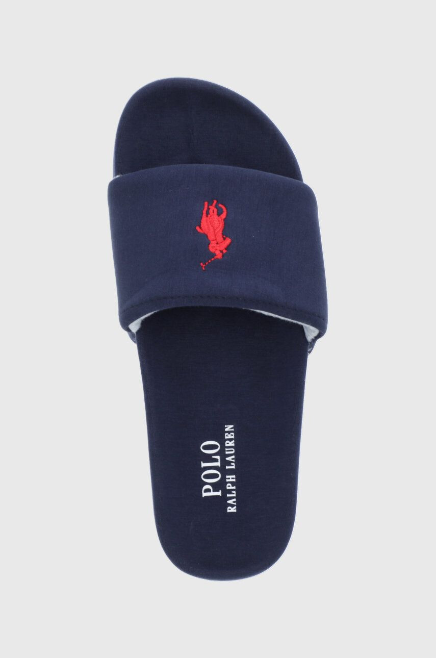 Polo Ralph Lauren Papuče tmavomodrá farba - Pepit.sk