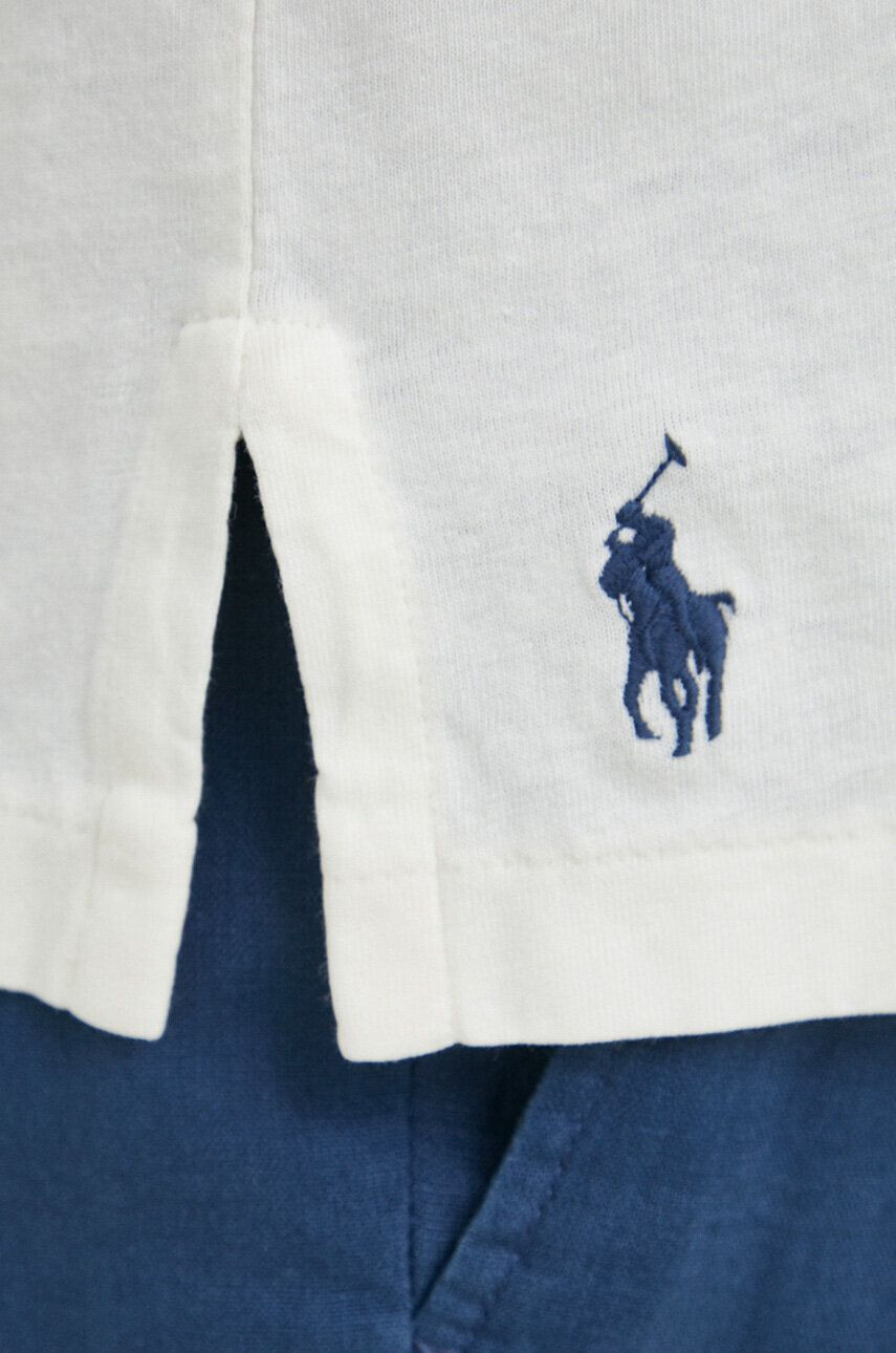 Polo Ralph Lauren Polo tričko s prímesou ľanu jednofarebné - Pepit.sk