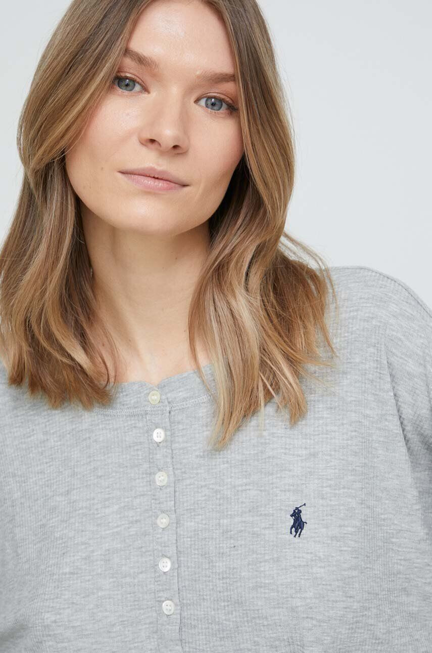 Polo Ralph Lauren Pyžamo dámska šedá farba - Pepit.sk