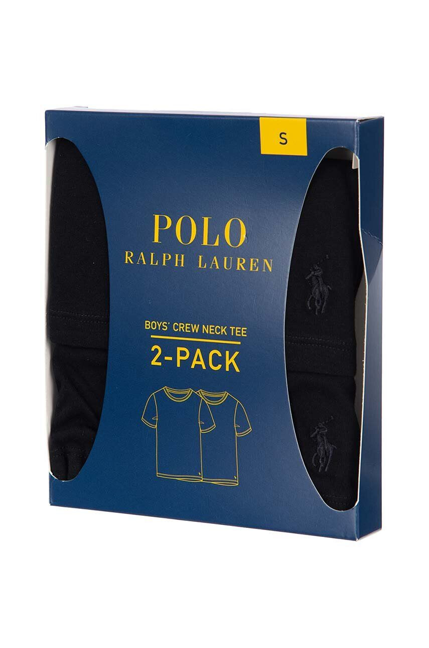 Polo Ralph Lauren Pyžamo 2-pak čierna farba jednofarebný - Pepit.sk