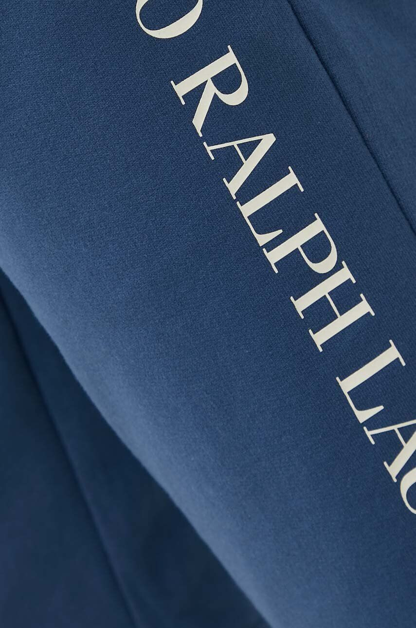 Polo Ralph Lauren Pyžamové šortky pánske tmavomodrá farba s potlačou - Pepit.sk