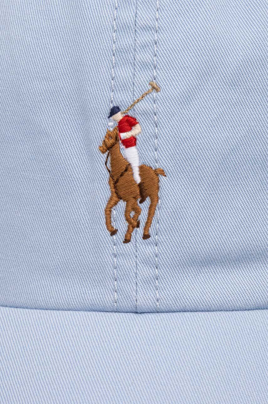 Polo Ralph Lauren Šiltovka tyrkysová farba jednofarebná - Pepit.sk