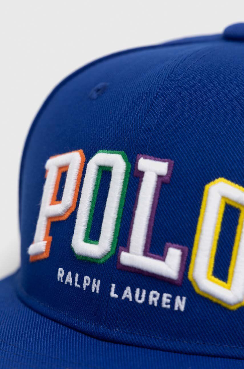 Polo Ralph Lauren Šiltovka tmavomodrá farba s nášivkou - Pepit.sk