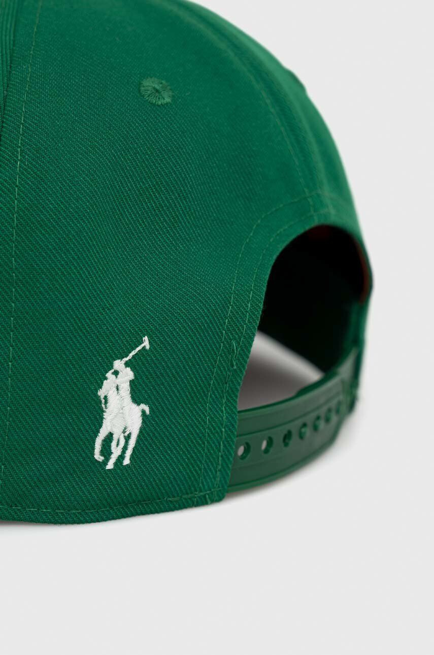 Polo Ralph Lauren Šiltovka zelená farba s nášivkou - Pepit.sk