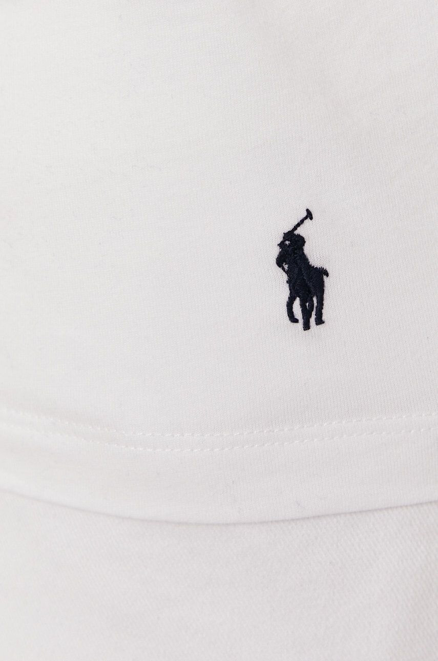 Polo Ralph Lauren Tričko pánske biela farba jednofarebné - Pepit.sk