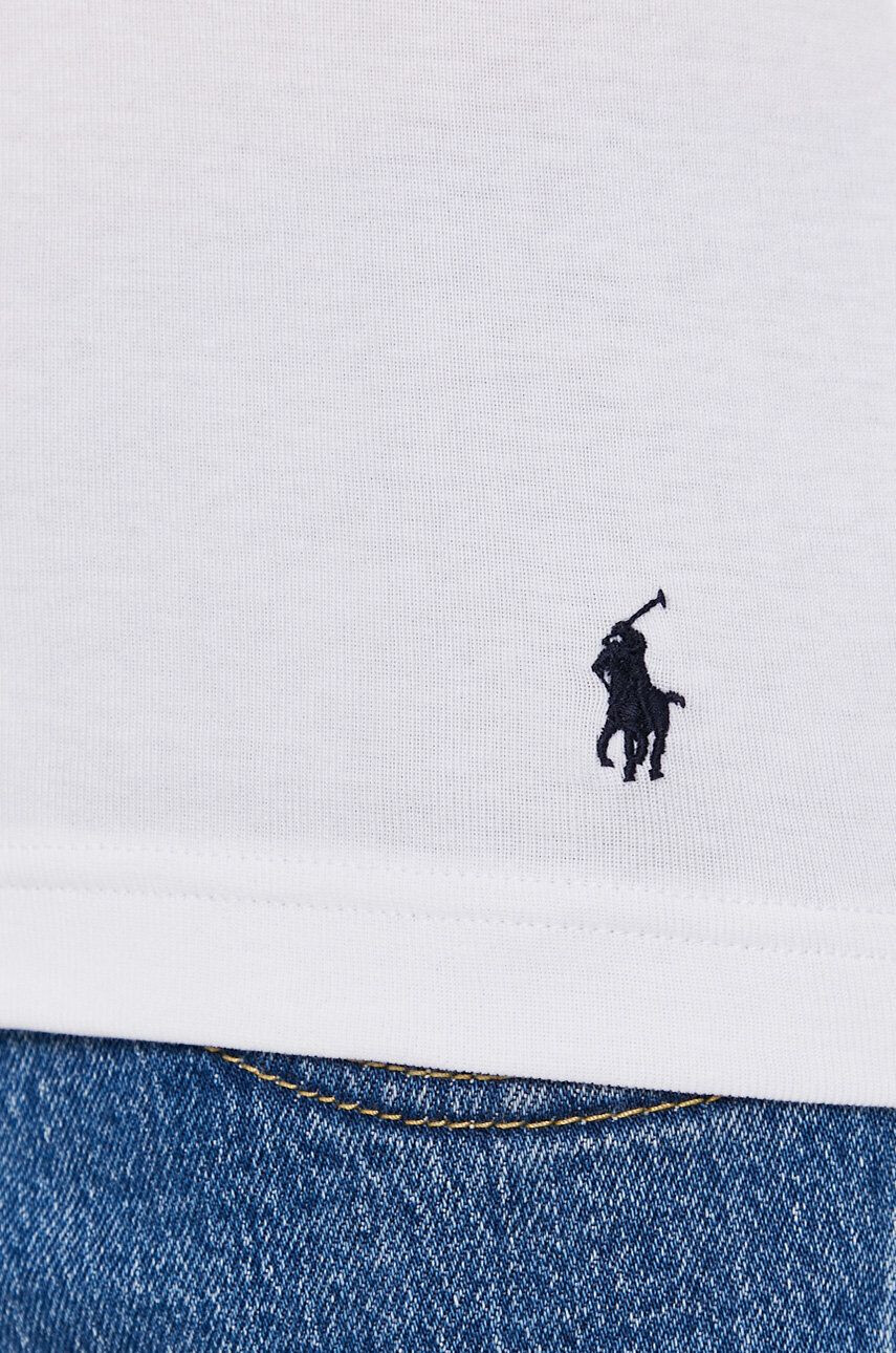 Polo Ralph Lauren Tričko pánske biela farba - Pepit.sk