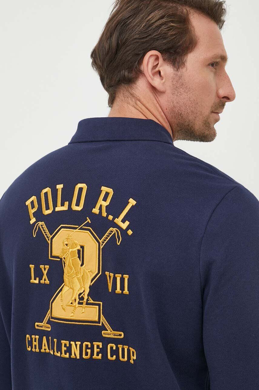 Polo Ralph Lauren Tričko s dlhým rukávom pánsky s nášivkou - Pepit.sk