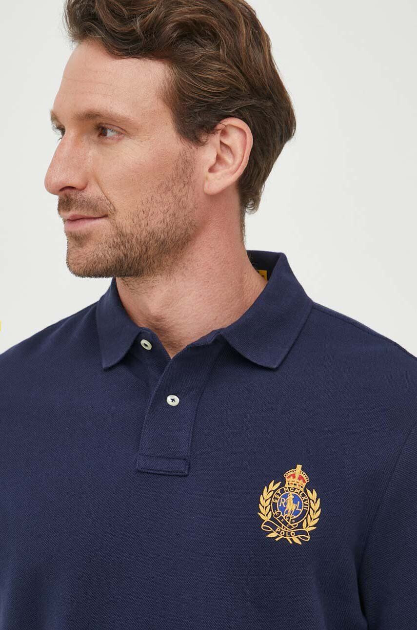 Polo Ralph Lauren Tričko s dlhým rukávom pánsky s nášivkou - Pepit.sk