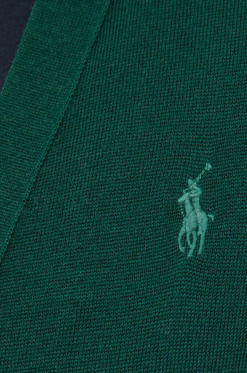 Polo Ralph Lauren Vlnený kardigán tmavomodrá farba - Pepit.sk