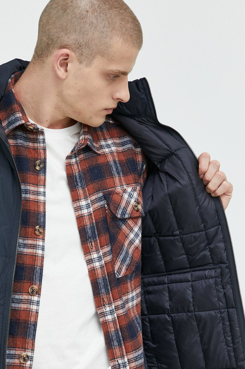 Premium by Jack&Jones Bunda pánska tmavomodrá farba prechodná - Pepit.sk