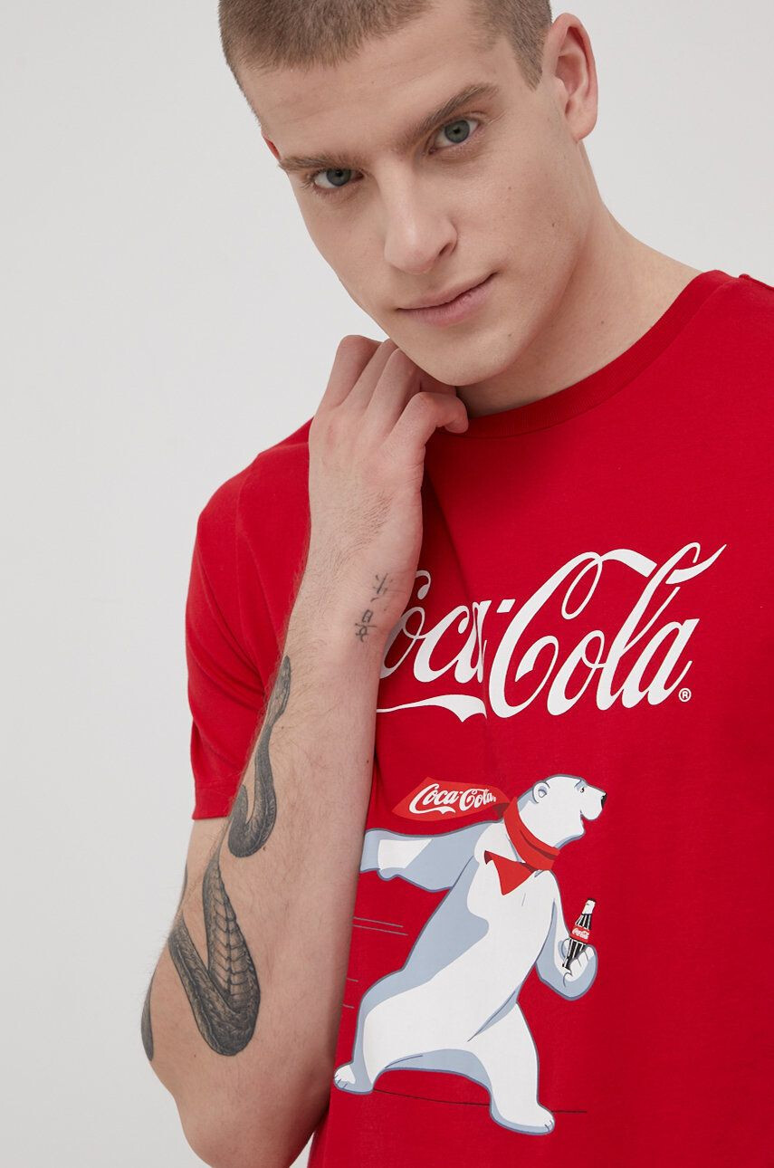 Produkt by Jack & Jones Bavlnené tričko x Coca Cola - Pepit.sk