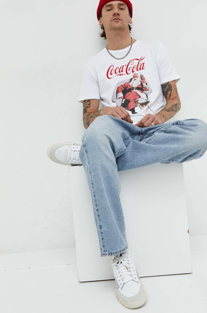 Produkt by Jack & Jones Bavlnené tričko x Coca Cola - Pepit.sk