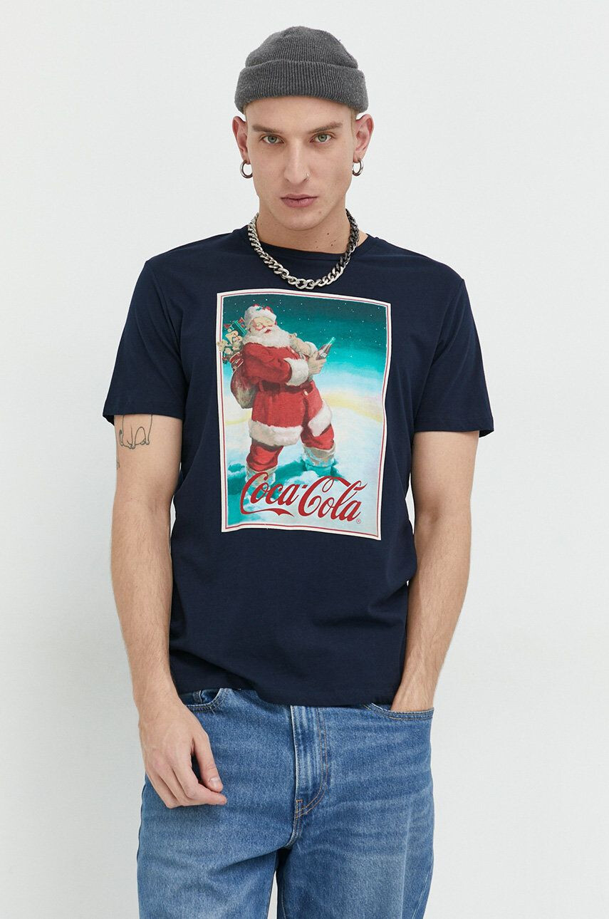 Produkt by Jack & Jones Bavlnené tričko x Coca-Cola - Pepit.sk