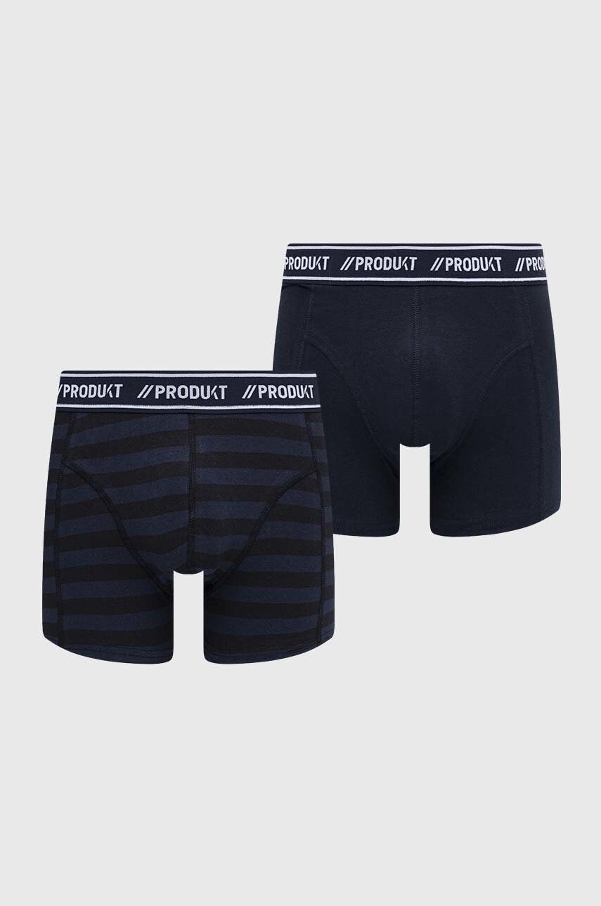 Produkt by Jack & Jones Boxerky 2-pak pánske tmavomodrá farba - Pepit.sk