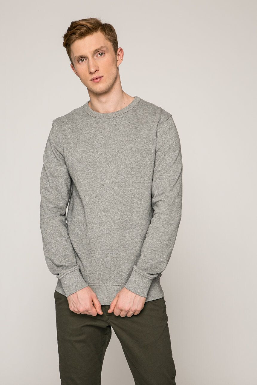 Produkt by Jack & Jones Mikina pánska šedá farba jednofarebná - Pepit.sk