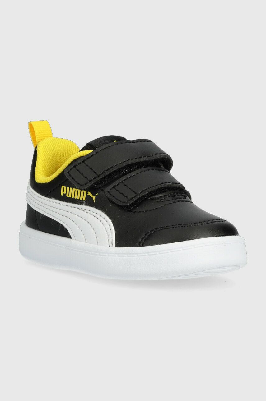 Puma Detské tenisky Courtflex v2 V Inf čierna farba - Pepit.sk