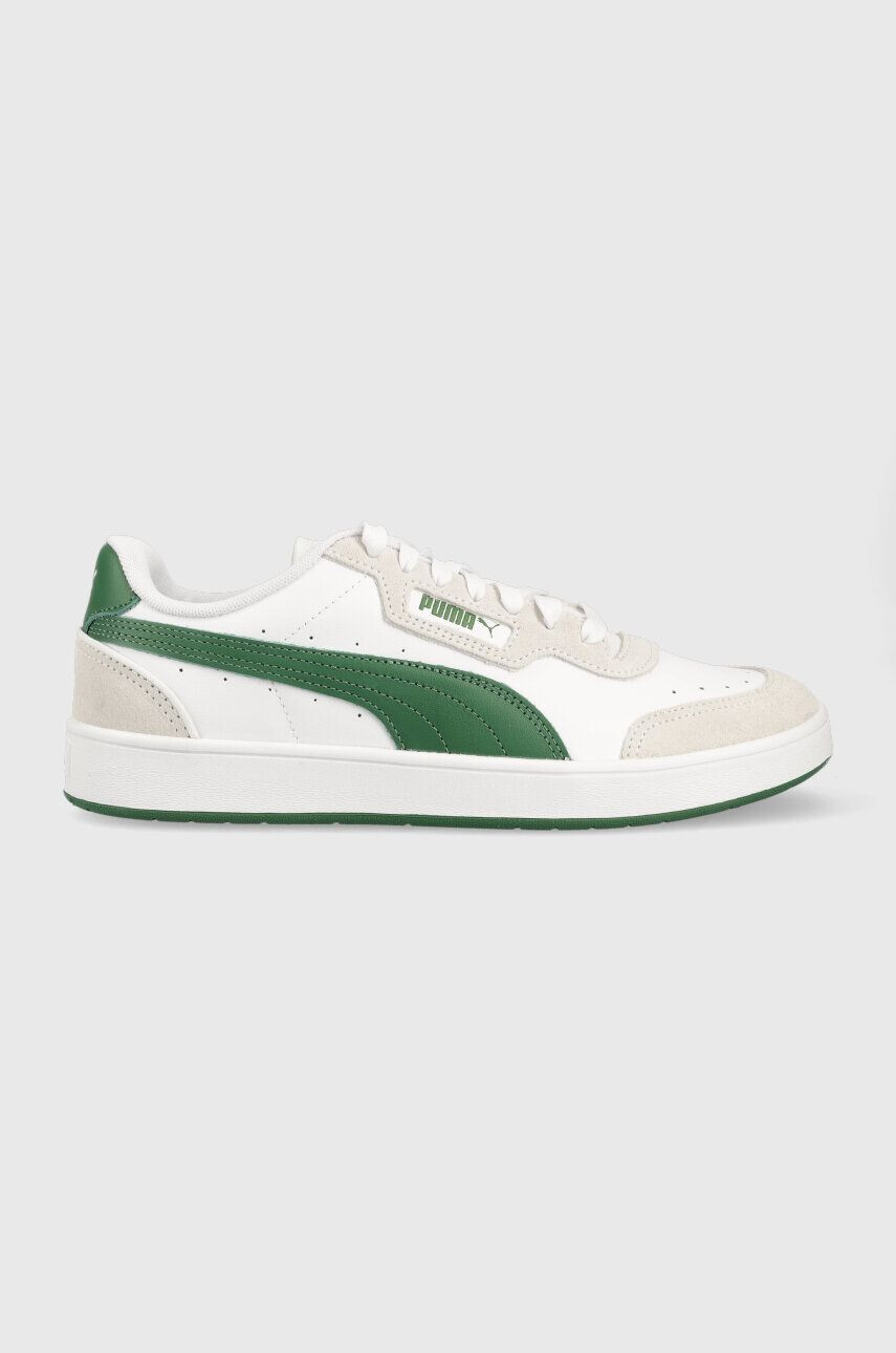 Puma Kožené tenisky Court Guard Mix biela farba - Pepit.sk