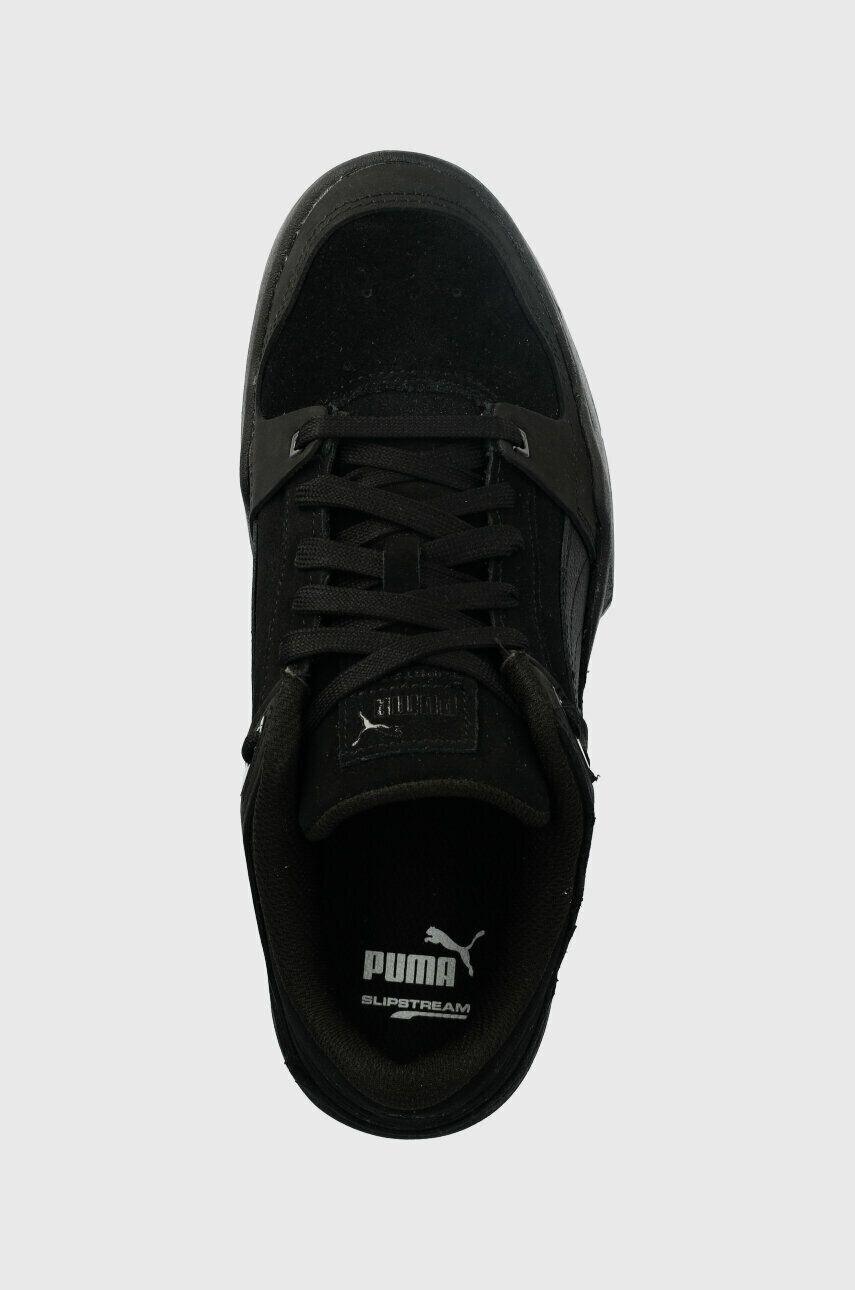 Puma Kožené tenisky Slipstream Suede 387547-01 čierna farba - Pepit.sk