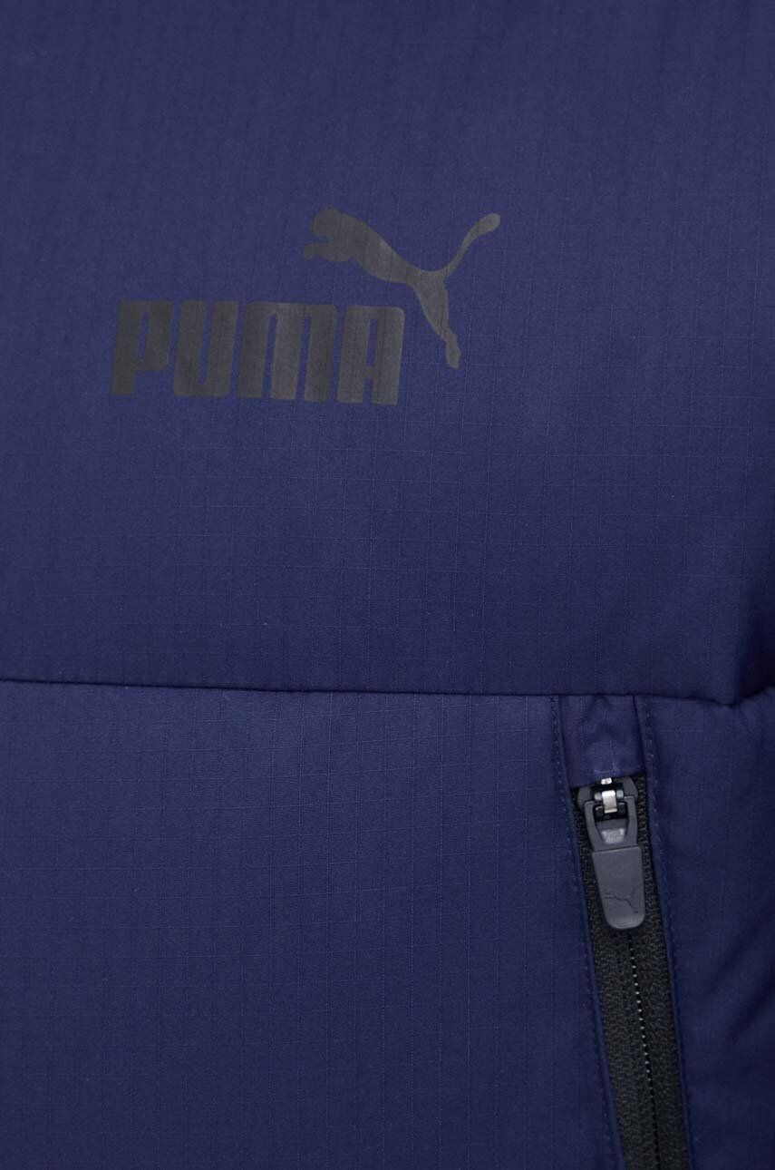 Puma Páperová bunda pánska tmavomodrá farba zimná - Pepit.sk