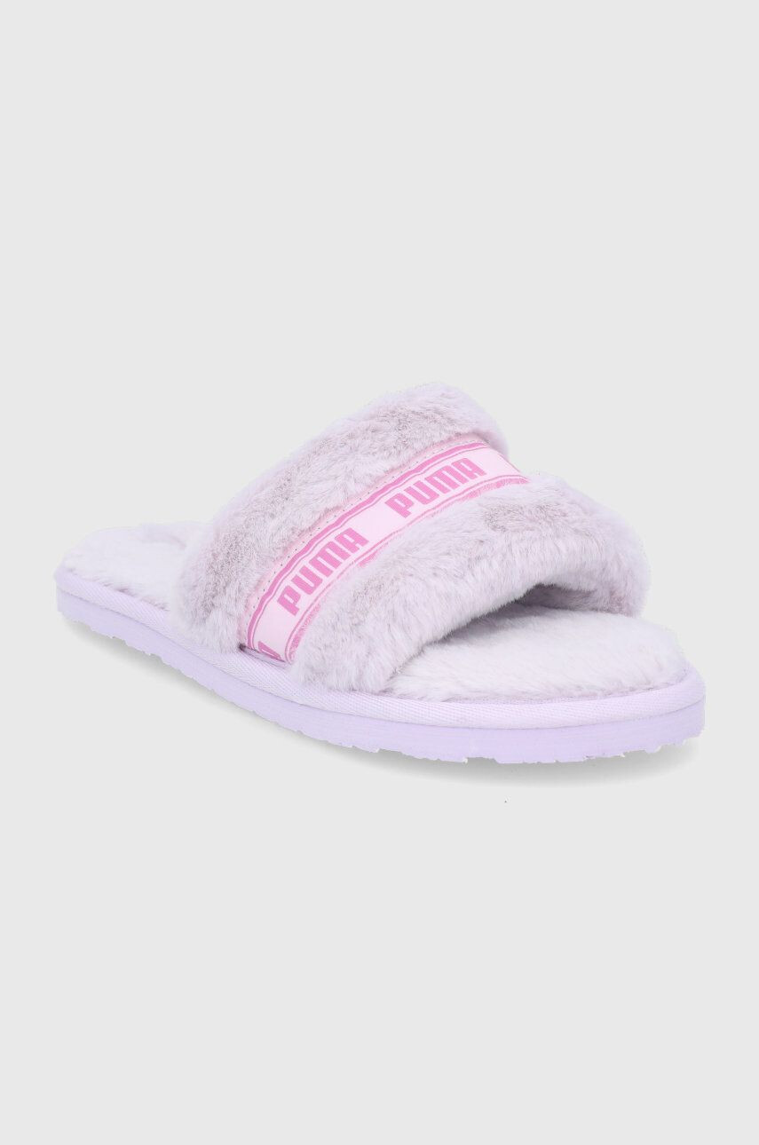 Puma Papuče Fluff 384937 fialová farba - Pepit.sk