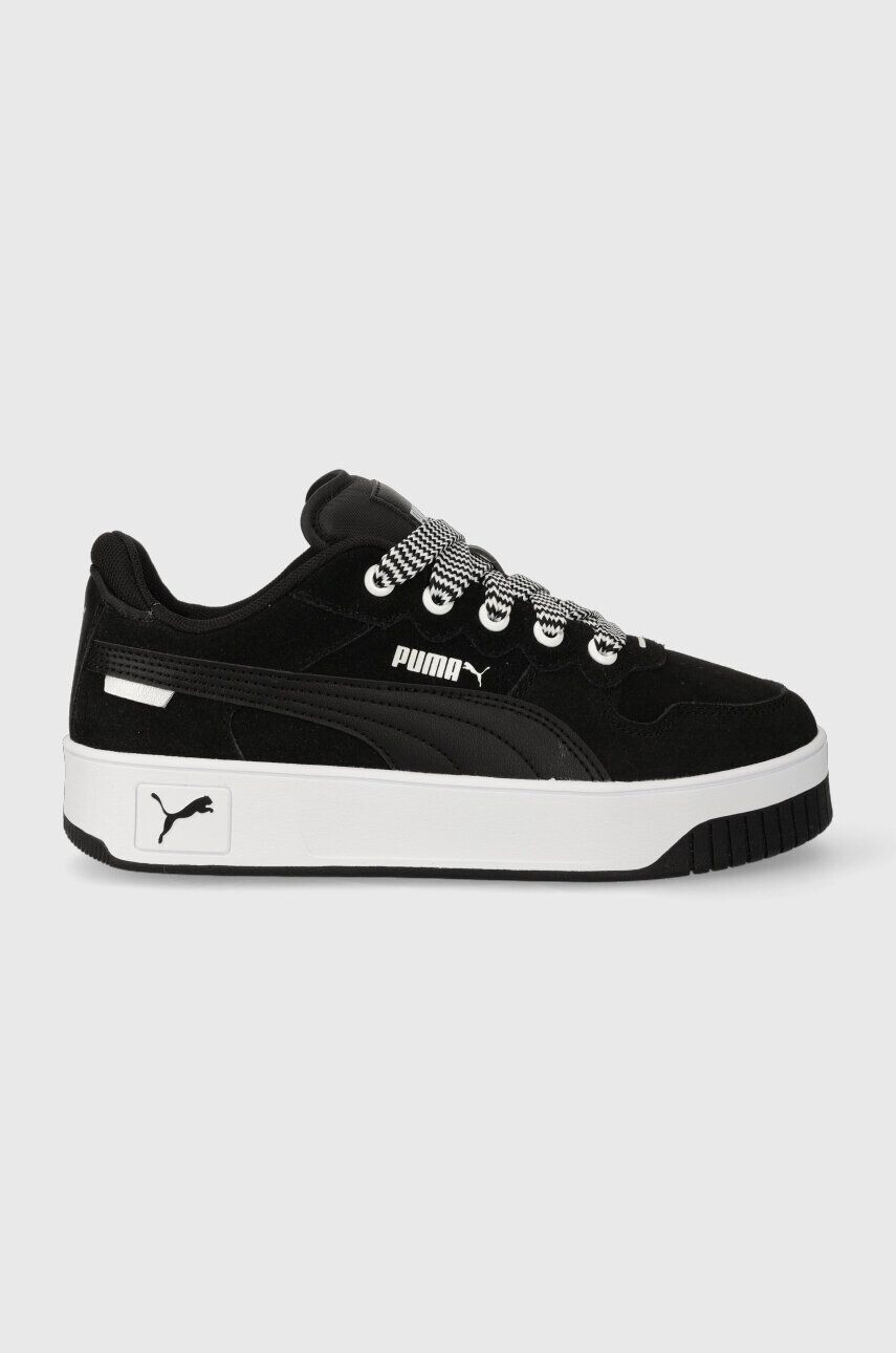 Puma Semišové tenisky Carina Street Thick Laces čierna farba - Pepit.sk