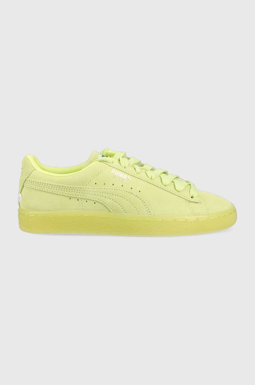 Puma Semišové tenisky Suede Classic XXI zelená farba 374915 - Pepit.sk