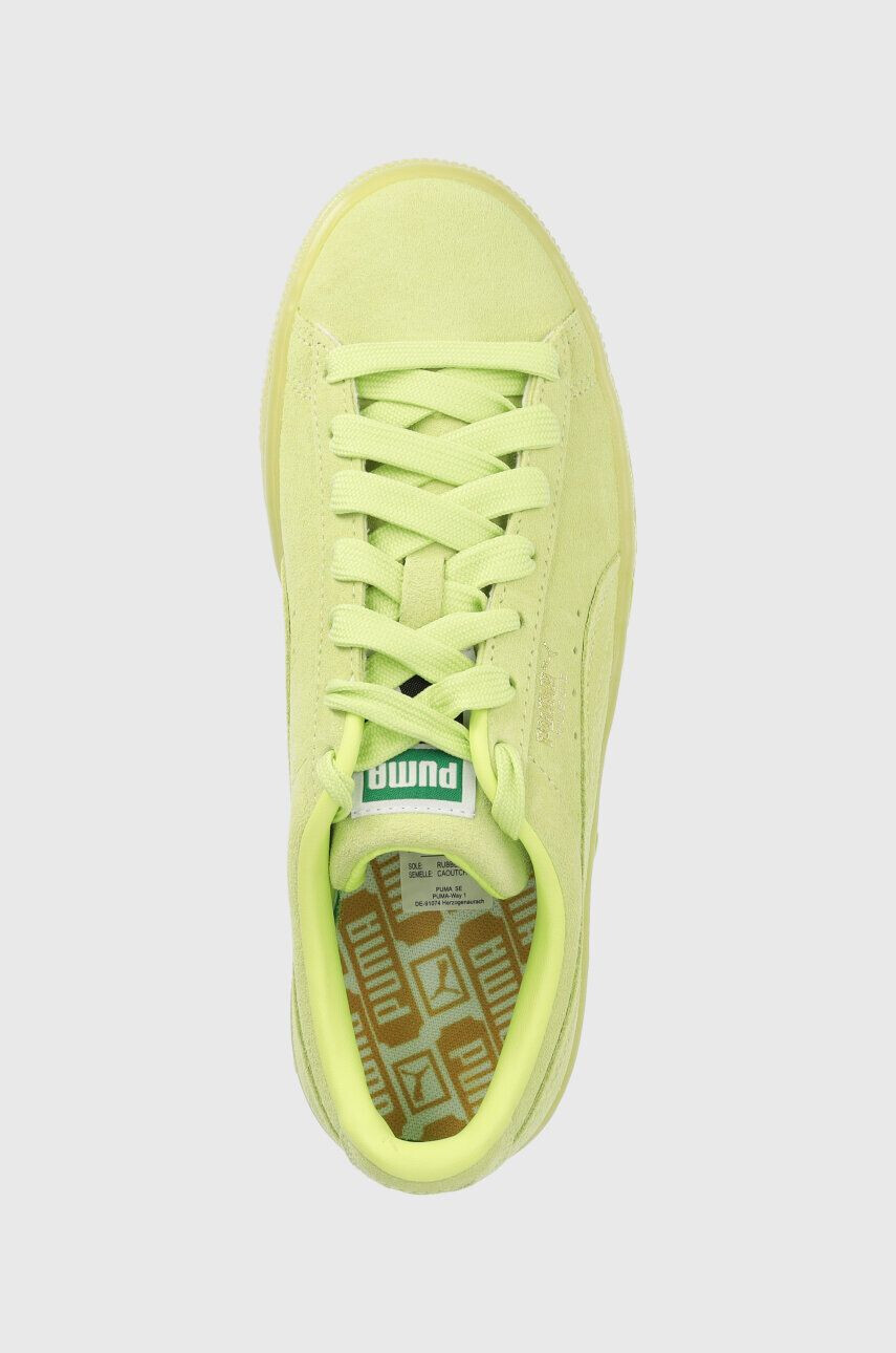 Puma Semišové tenisky Suede Classic XXI zelená farba 374915 - Pepit.sk