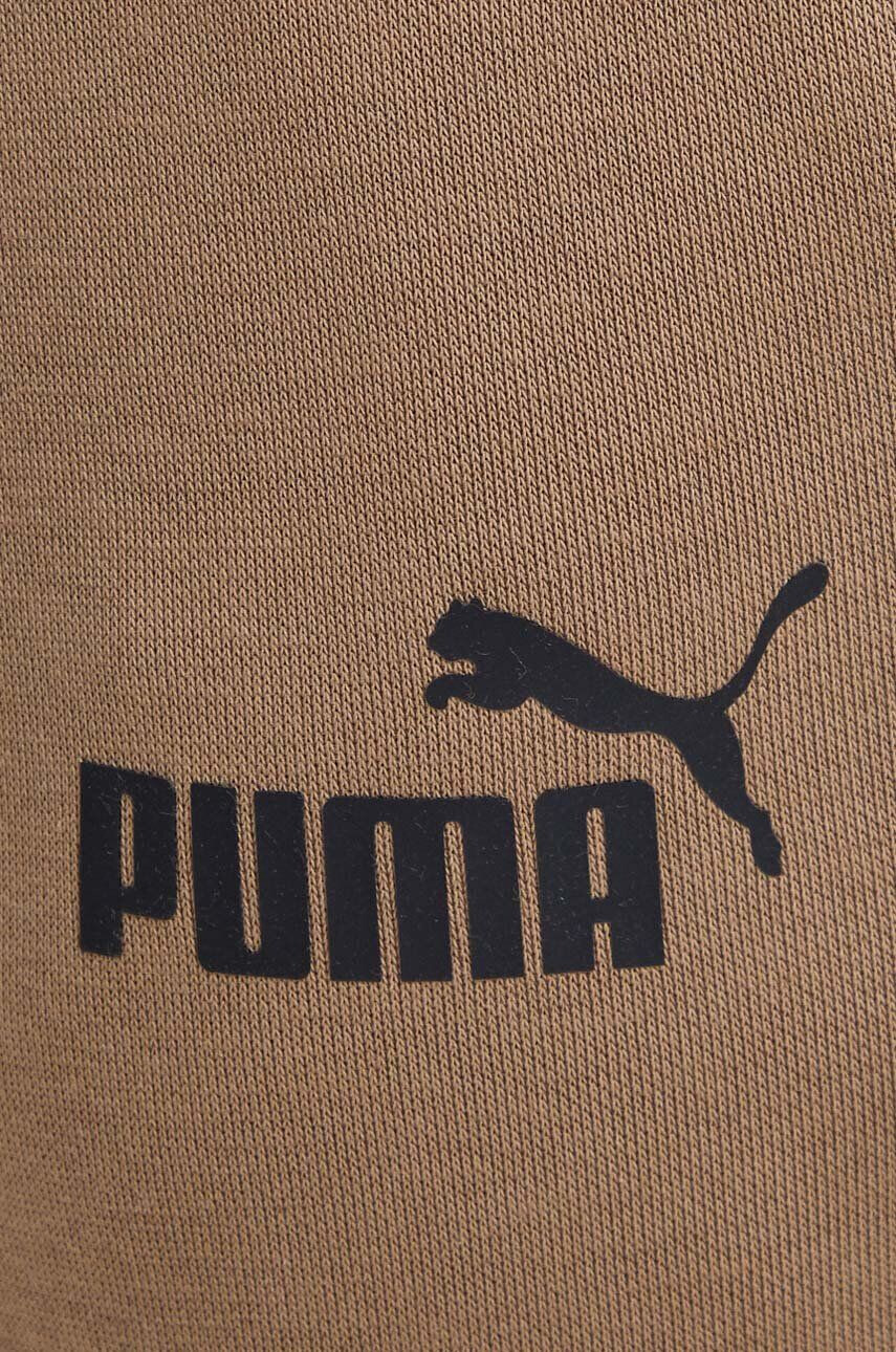 Puma Tepláky hnedá farba s potlačou - Pepit.sk